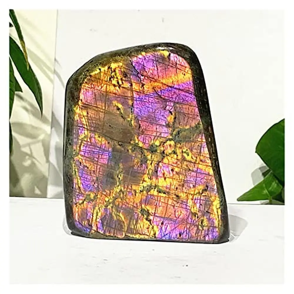 Crystal Rocks Labradorite Healing Decoration Stones Natural Energy Quartz Degaussing Home Decor Fish Tank Flowerpot Garden Altar