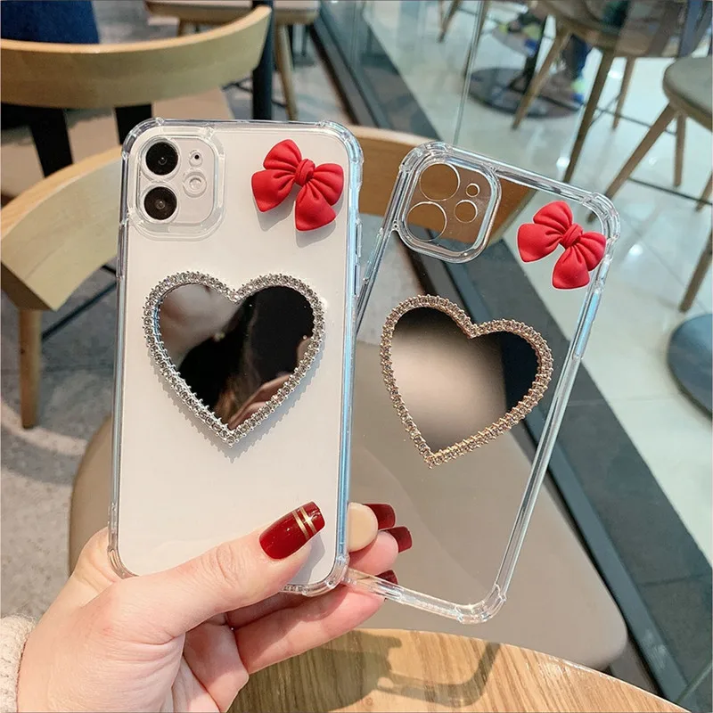 Fashion Mirror Diamond Phone Case For Huawei Honor 70 80 90 60 50