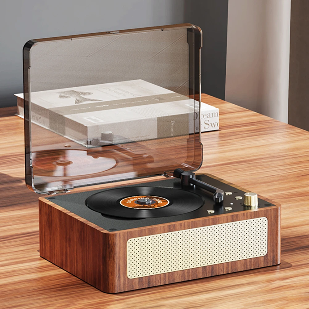 Portable CD Player Bluetooth-Compatible Rechargeable Wireless CD Player 3.5mm AUX Desktop for Music Lover