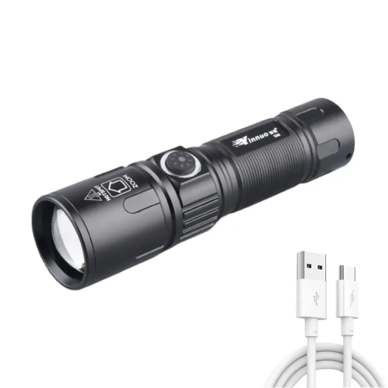  slider image of Portable LED Flashlight Zoomable