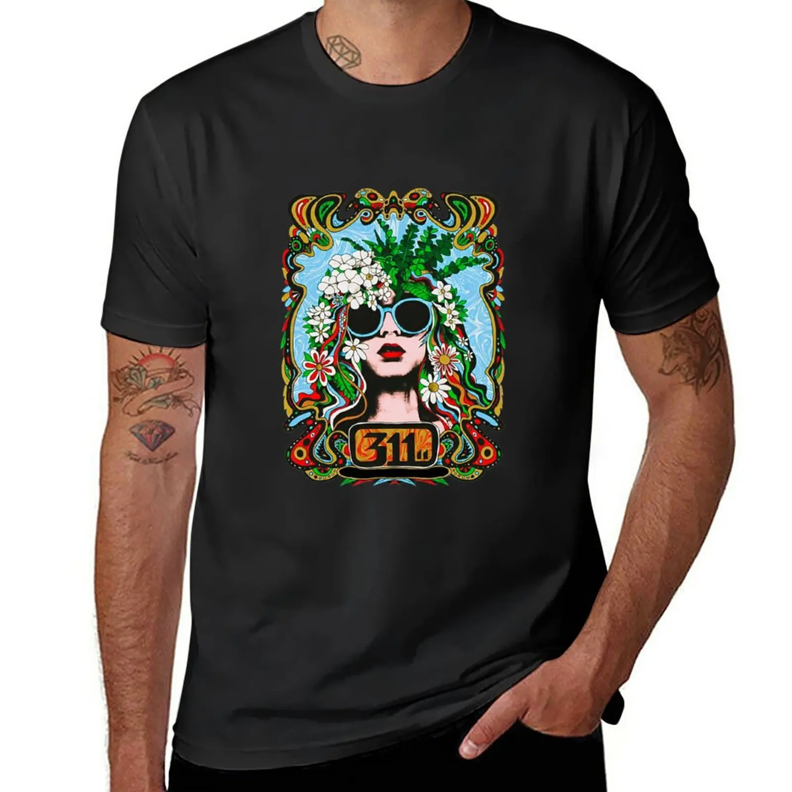 

New 311 T-Shirt summer top Anime t-shirt boys white t shirts big and tall t shirts for men