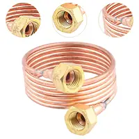 Tube de réfrigérateur bricolage tube capillaire 3mm bobine Flexible Tubes en cuivre pour armoire de réfrigération outil de matériel de réfrigérateur 5