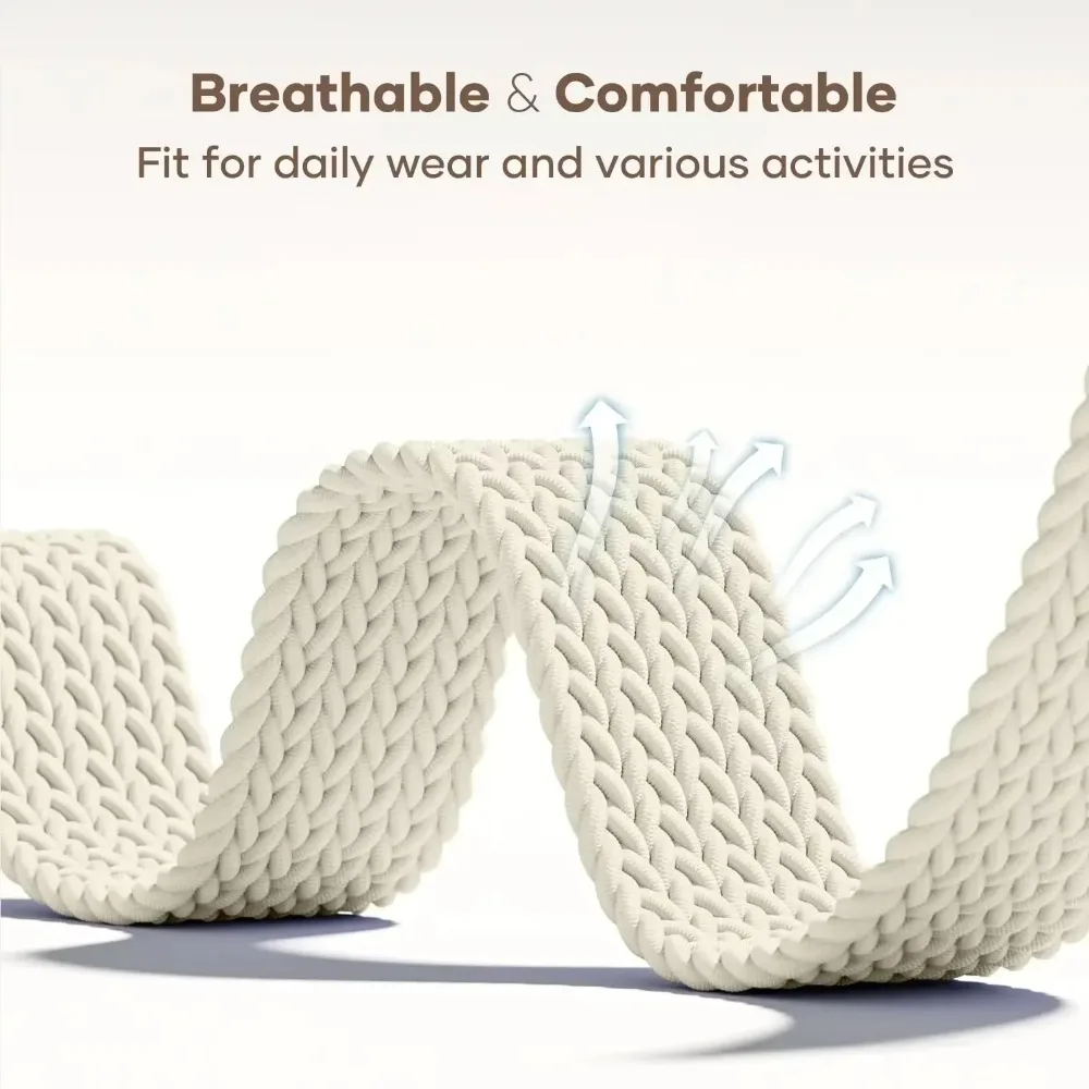 Enhanced Elastic Braided Nylon Strap with Parachute Buckle Bracelet