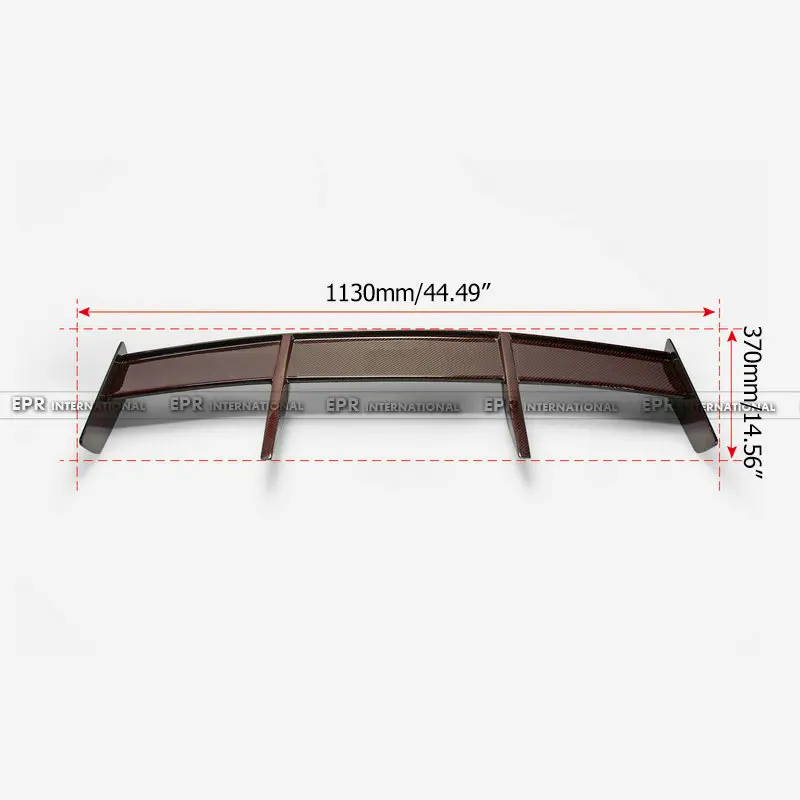 

For Mini Cooper S F56 Rear Spoiler Wing Bodykits Red Carbon Fiber Glossy Finish Trim Bodykits Diffusers Wings