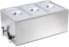 Commercial Grade Stainless Steel Bain Marie Buffet Food Warmer Steam Table for Catering and Restaurants, Good for Parties Buffet 1