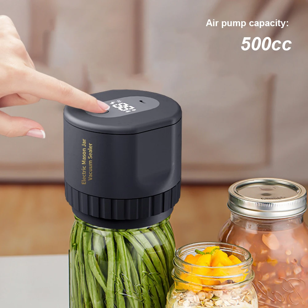 Jar Sealer, Universal Jar Sealer Kit for Regular and Wide Mouth, Jar Vacuum  Sealer Compatible for Foodsaver - AliExpress