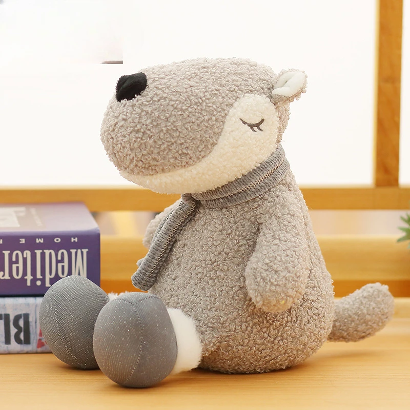 

Милые Мультяшные Животные Олень волк изысканная мягкая кукла изготовления украшение Отличный подарок на день рождения для друзей или детей