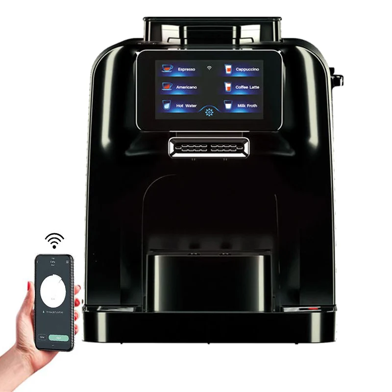 

New Design Wifi Control With Smart Control with Milk Jug Built-in Small Refrigerator Fully Automatic Espresso Coffee Machine