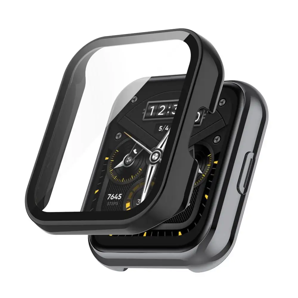 

Защитный чехол для Realme Watch 2 2 Чехол, полная защита экрана для Realme Watch 2, защитный чехол + закаленное стекло