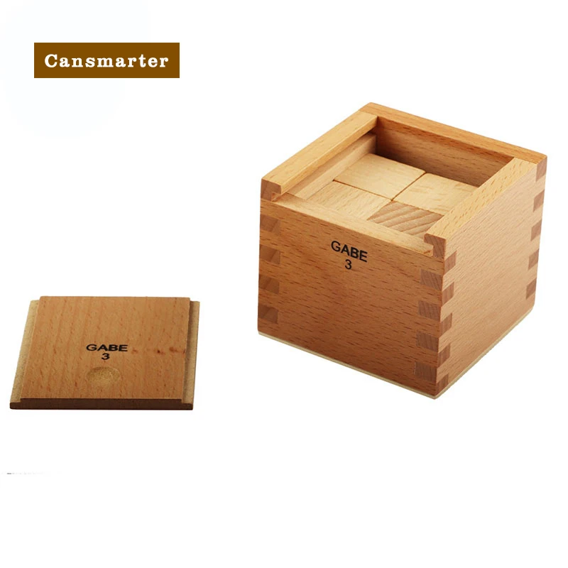 Baby Kids Toy Froebel GABE 3 Wooden Width Blocks Learning Materials Shapes Educational Preschool Training Ball Toy for Children