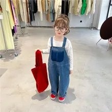 

2022 New Children's Jeans Gardener For Girls Boy Denim Overall Baby Jean Suspender Toddler Child Spring Autumn Jumpsuit Playsuit