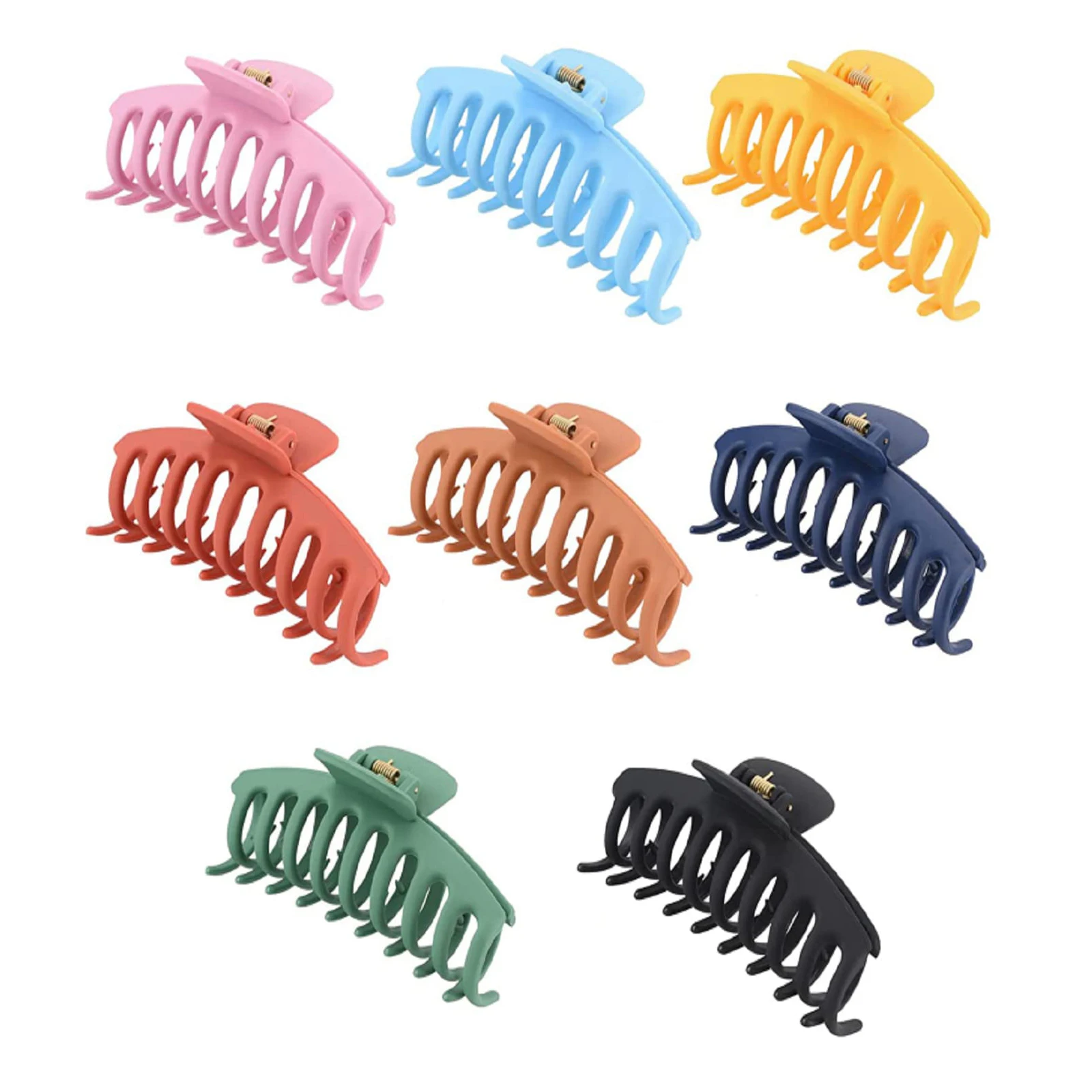 Nonslip Matte Hair Clips Big Hair Claw Clips for Women Large Claw Clip