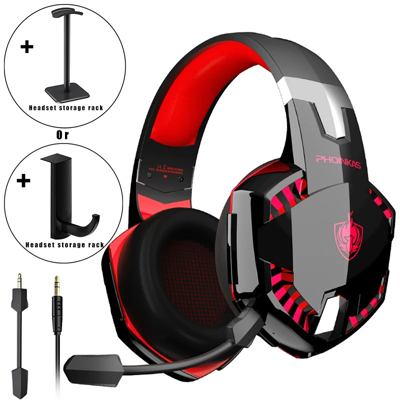 

Профессиональная игровая гарнитура G2000, Bluetooth наушники 7,1 Surround Stereo с микрофоном, двойной режим шумоподавления, геймерская гарнитура