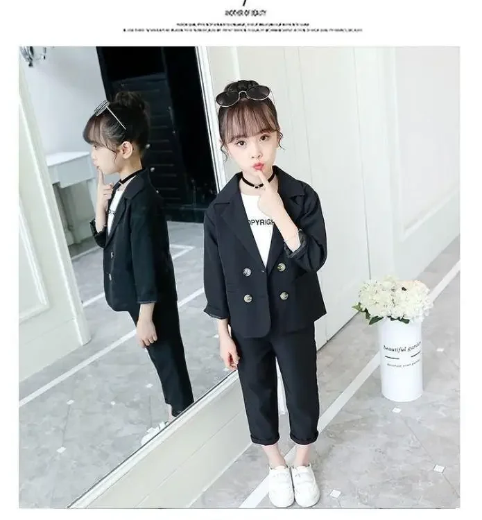 Set Abbigliamento Bambina 2 Pezzi - Top Senza Maniche E Pantaloni Estate - Tailleur Elegante Per Occasioni Speciali - Foto 9