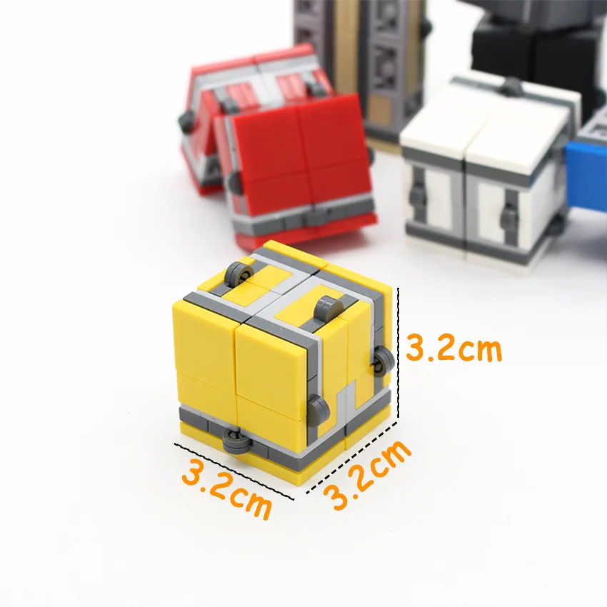 

Puzzle Assembling New Intelligence Toys Smart Fidget Magic Cubes Spinner Fingertip Technical Building Block Bricks Toy