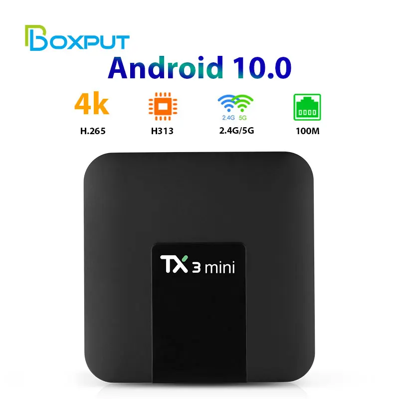 Tx3 Mini Android 10.0 Smart Tv Box Allwinner H313 2.4G 5G Wifi 2G 16G Tanix Tx3 Mini Tvbox 4K Set Top Box Spedizione Gratuita