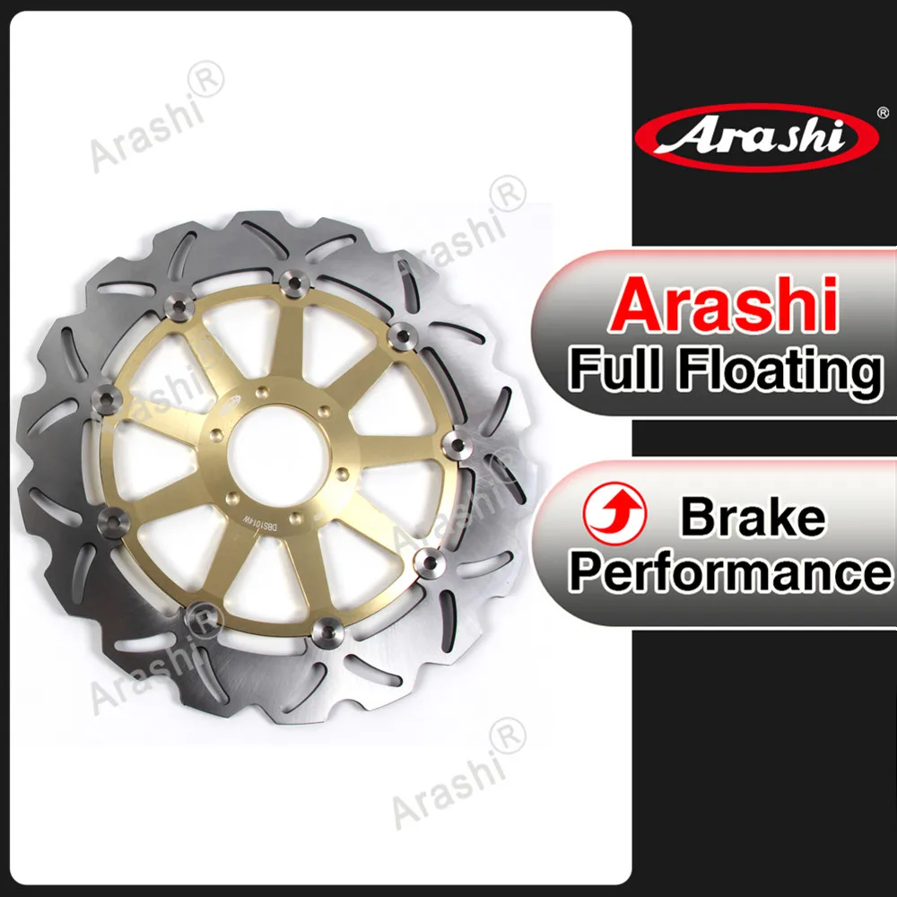 

Arashi 1PCS For BMW G 650 X Moto 2007-2009 Motorcycle CNC Floating Front Brake Disk Disc Rotor 2008 G650-X G 650X 07 08 09 Gold