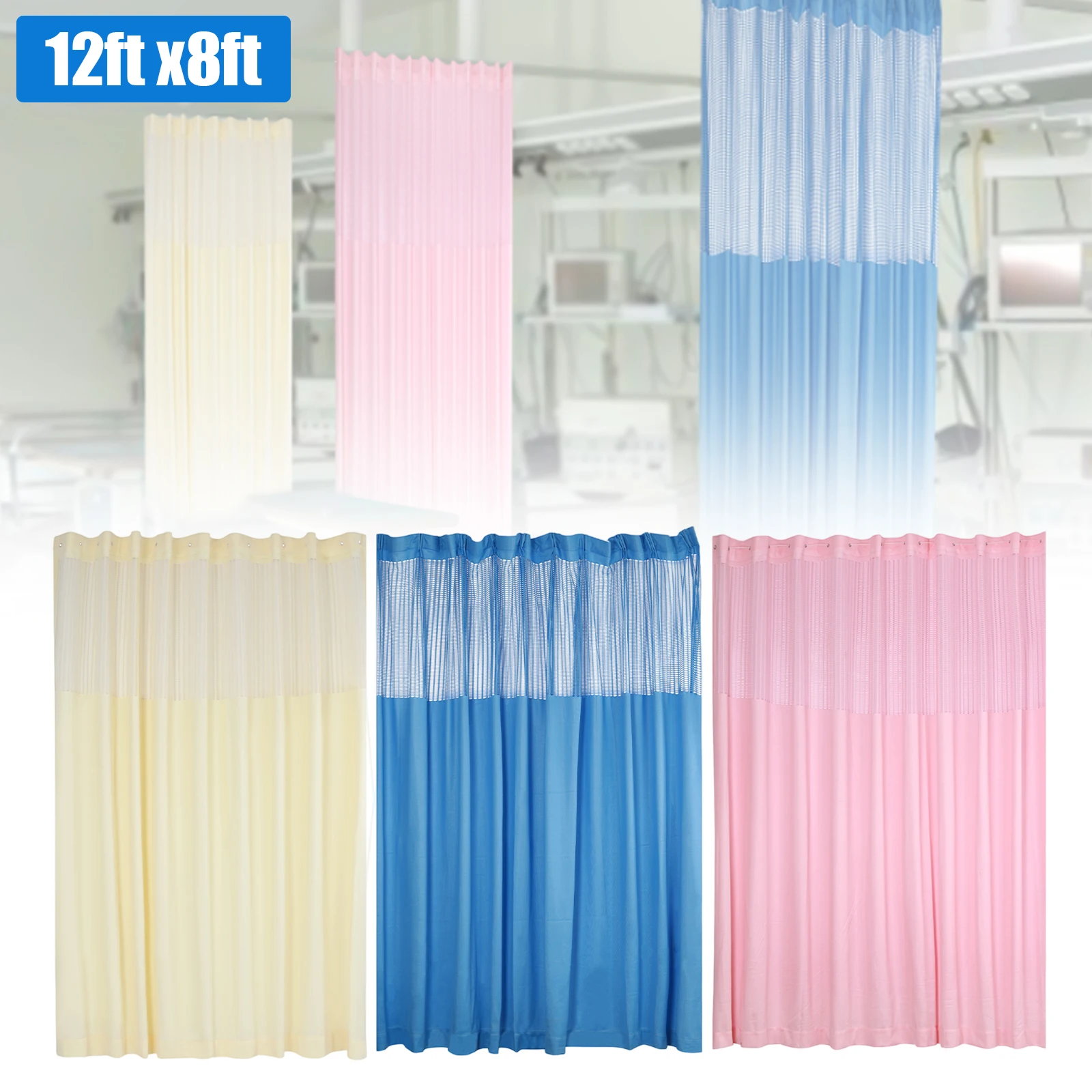 Mesh-Top Curtain: Air Circulation, and Balanced Room Temperature for a Relaxing and Comfortable Private Space 4