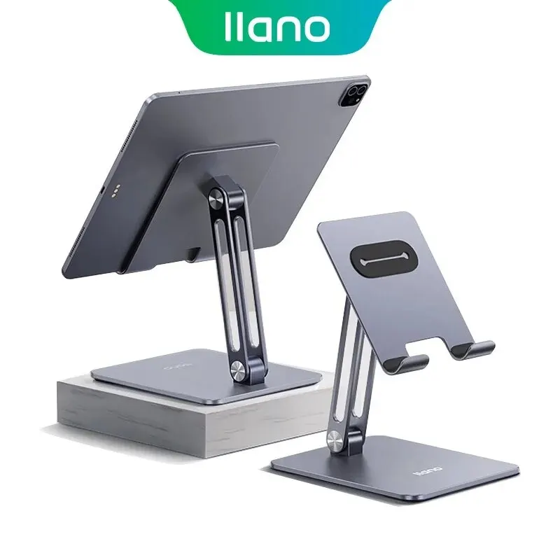  Llano iPad Stand Tablet Stand iPad Holder Folding Portable IPad/Phone Universal Aluminum Alloy Stand for 6-12.9 Inch 