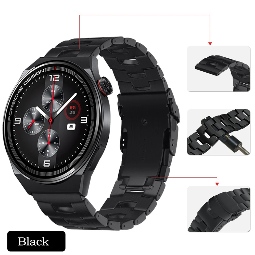 22mm Oracle Titanium Strap for Huawei Watch GT GT2-3-Pro 46mm Quick Release Wrsitband for Samsung Watch 3 45mm/Amazfit GTR 47mm