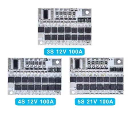 High-Performance Lithium Battery Protection Circuit Board with Balance Charging Capability (100A)