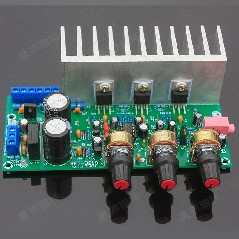 2*15w + 30w tda2030 tda2050 2.1 canais amplificadores de potência