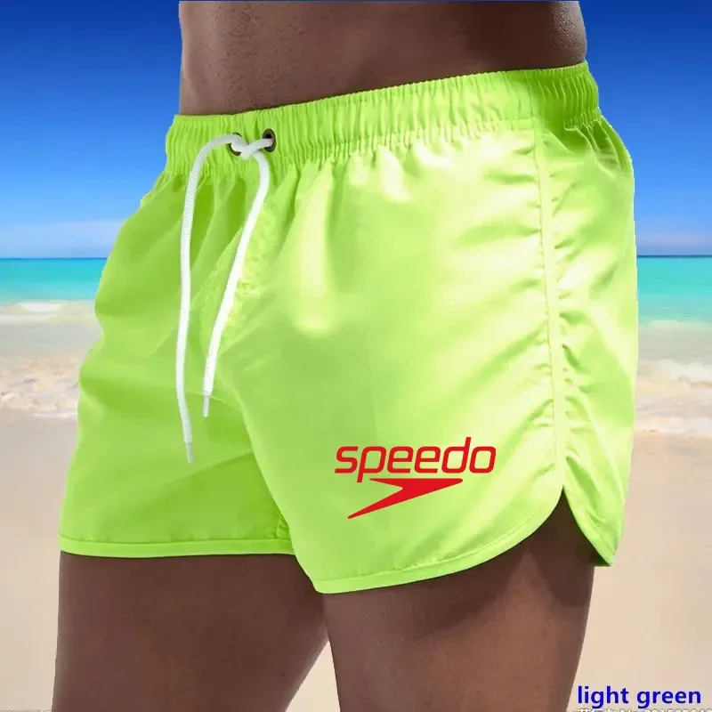 2025 Summer New Men's Sexy Swimwear Men Swimming Shorts Male Briefs Beach Shorts Sports Suits Surf Board Shorts Men Swim Trunks 2