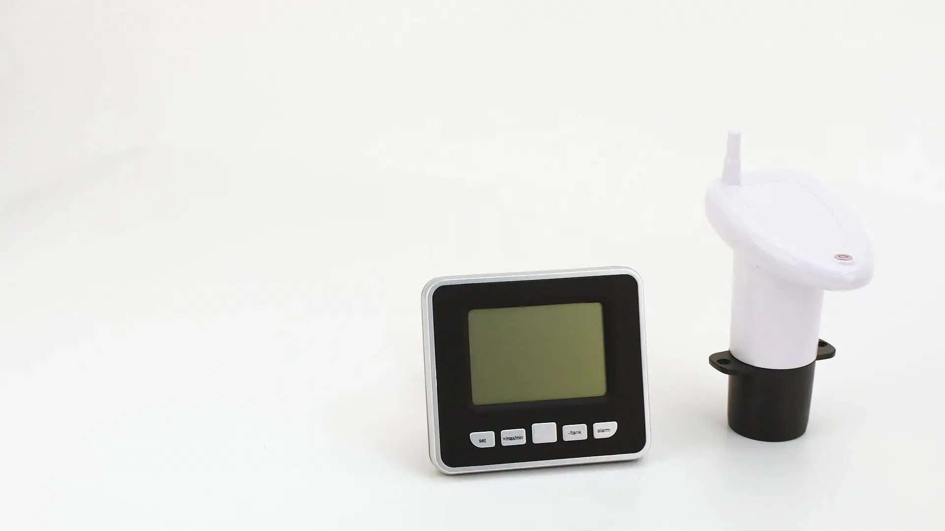 Indicatore Livello Serbatoio Acqua Wireless Con Sensore Temperatura - Monitoraggio Ultrasuoni LCD, Allarmi, Facile Installazione