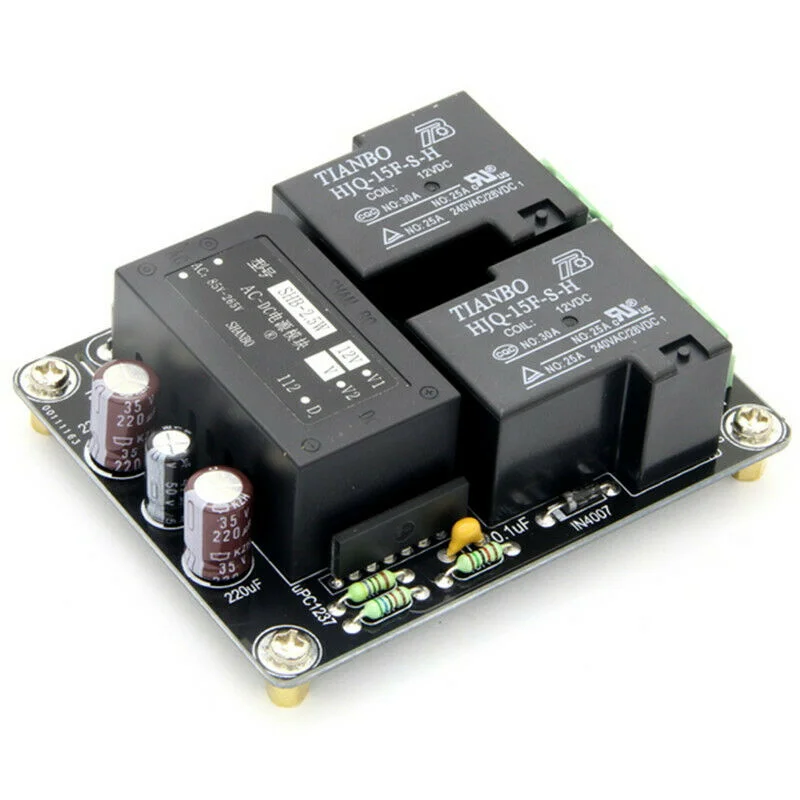 

1Pc 30A High power amplifier speaker protection board AC 110V - AC 220V Newest