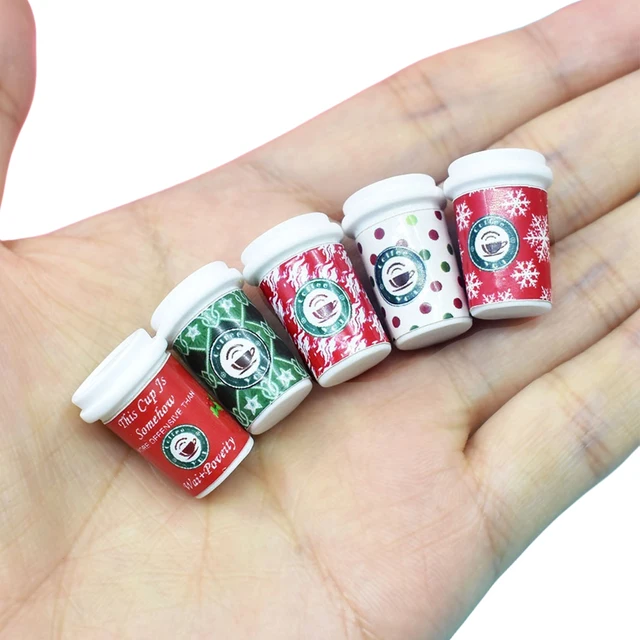 5/10pcs Mini Resin Coffee Cups Miniatures, Doll Food Props Accessories, Micro Landscape DIY Craft Decoration