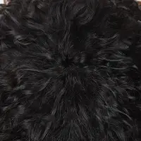 Perruque afro bouclée avec frange pour femmes noires, cheveux humains crépus, densité 200, non-dentelle, 100% vierge, document naturel 4