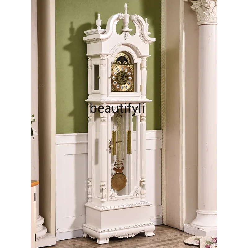 the Grandfather Clock Living Room Villa Retro Vertical Bell