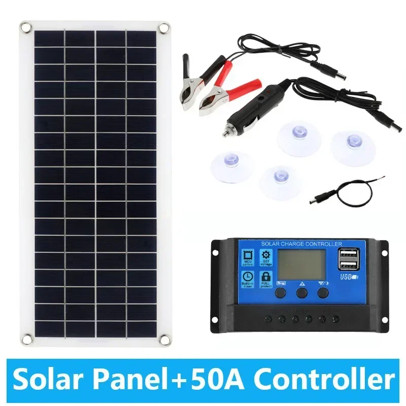 with 50A controller
