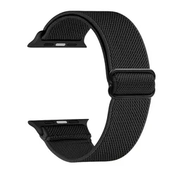 Enhanced Nylon Solo Loop Band - Soft Elastic Braided Watch Strap - 38 40 41mm - S10 42mm (PGTLNL622L63)