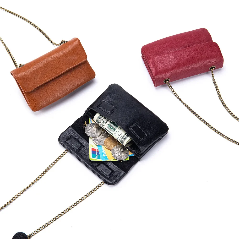 Chain Coin Purses for Women Small Crossbody Bags Magnetic