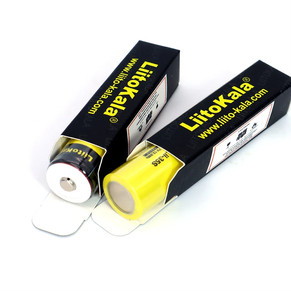 Nova Liitokala Lii35s 18650 Bateria 3.7v 3500mah Bateria de Lítio Recarregável para Lanterna Led Mais Faça Você Mesmo Apontou 10 Peças Lote 2023 - Image 3