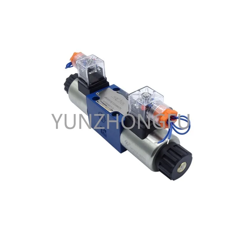 

Hydraulic solenoid valve reversing valve 4WE6J 6E 6H 6G bidirectional three-position four-way customized valve block