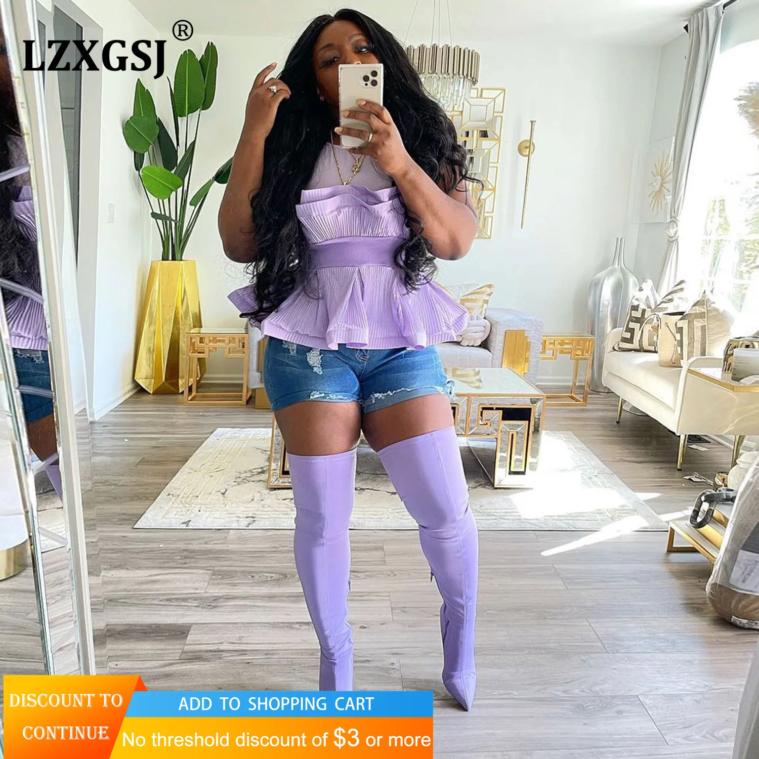 Women's Purple Over-the-knee Boots 2021 Autumn Winter New Sexy Pointed Toe Side Zipper Stiletto Heels Fashion Suede Female | Обувь