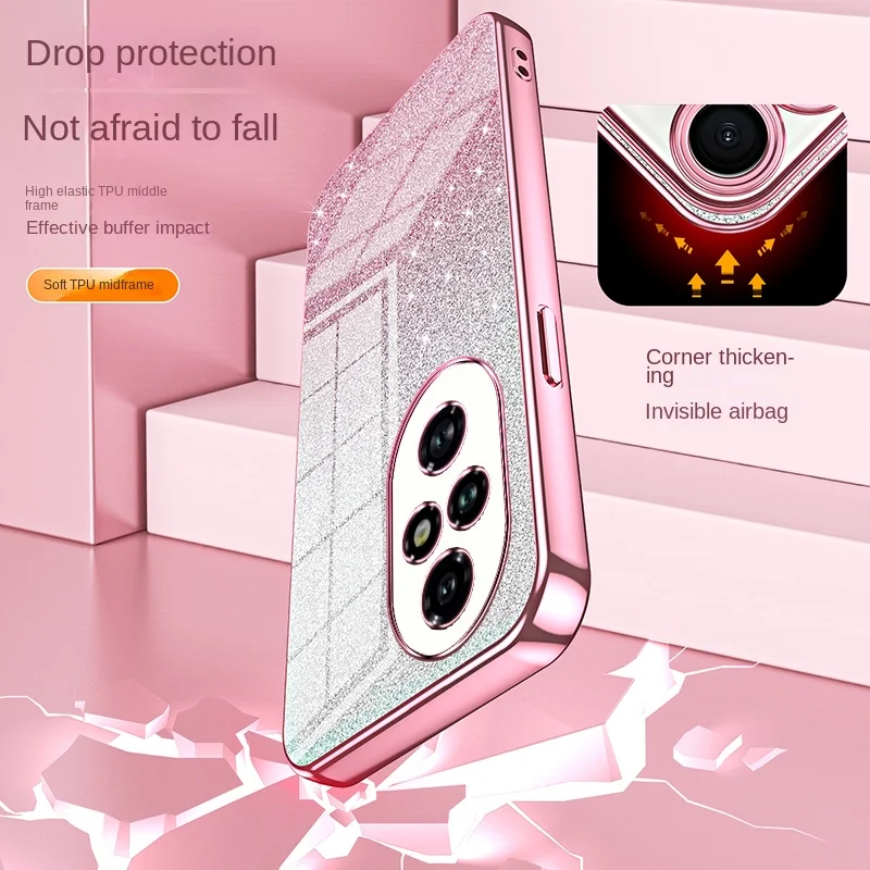 Bling Glitter Slim Protective Soft TPU Back Cover Case