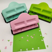 

Loose-leaf Mushroom Hole Puncher Disc Ring Binding Cutter T-type Paper Puncher Craft Diy Tool Offices Stationery Disc Puncher