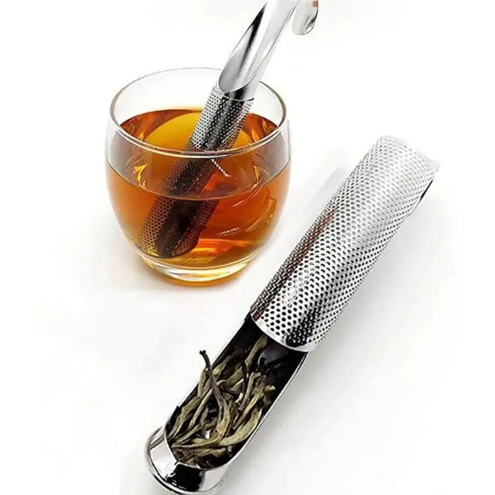Long-handle Tea Infuser Strainer For In-home Or Outdoor Usage 1pc