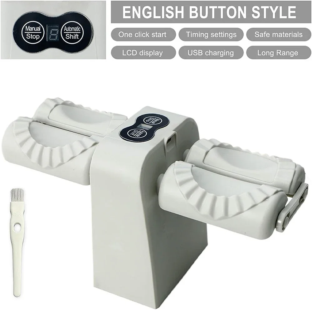 Electric Dumpling Maker Machine Double Head Dumpling Mould Automatic Press Skin Mould Manual Accessories Kitchen Tool dumpling maker