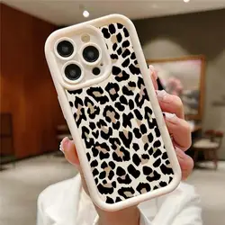 Stylish Retro Black Leopard Phone Case Cover for A96 4G(A76 4G) (S13630)
