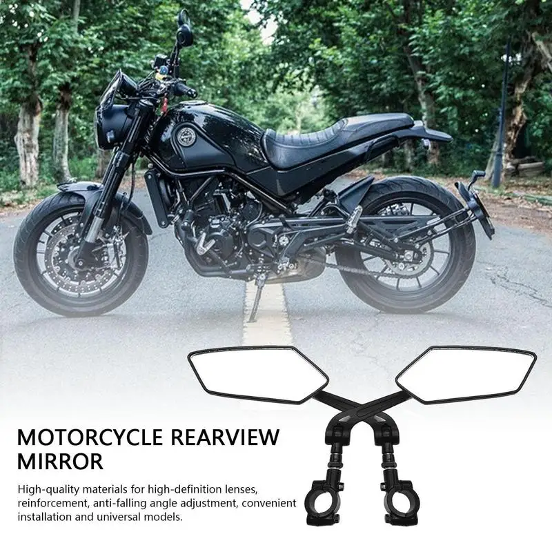 Scooter Mirrors Adjustable Road Bike Cycling Rear View Mirrors Motorcycle Accessory For Mtb Scooter Atv Bike Bicycle Folding Bic 4