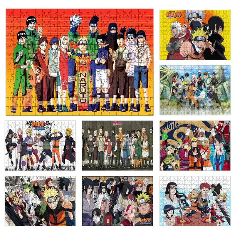 Toys Jigsaw Puzzles Naruto Puzzle Puzzle 1000/500/300 Pieces