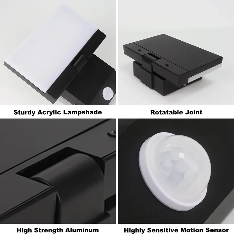 Modern Outdoor Wall Lamp LED waterproof IP65 Sensor Wall lights Garden Courtyard Balcony Corridor Porch Bedroom Indoor Lamps