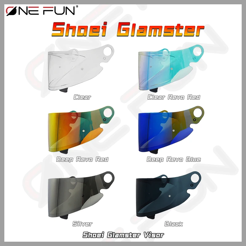 SHOEI Glamster ������� ��� ���� ũ�� �� ������ �Ȱ� ���� UV ��ȣ �� ������ ��Ʈ�� Ǯ ���̽� ��� �׼�����