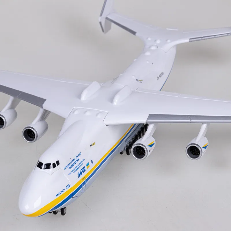 1:200 Scale Ukraine An225 Transport Airplane Diecast Resin Model Airbus Decoration Aircraft Gift Collection Display Toys For Boy