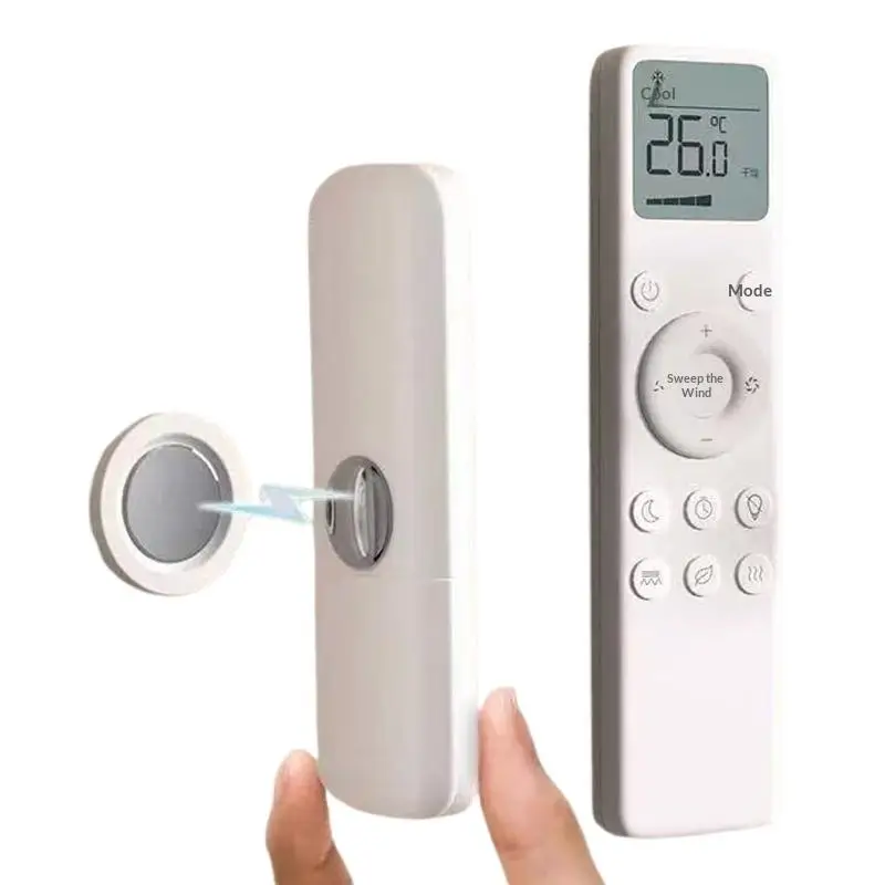 Universal Remote Control Magnetic Holder with Strong Hook for Convenient Wall Placement