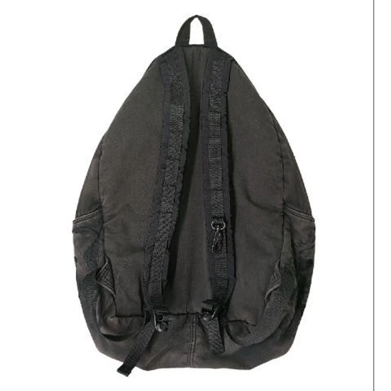Unisex Black Denim Backpack Y2k School Bag Large Capacity Women Fashion Design Backpacks Grunge Book Bags for Highschool Student 2